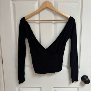 Reformation Criss Cross Cropped Top